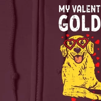 My Valentine Is Golden Full Zip Hoodie