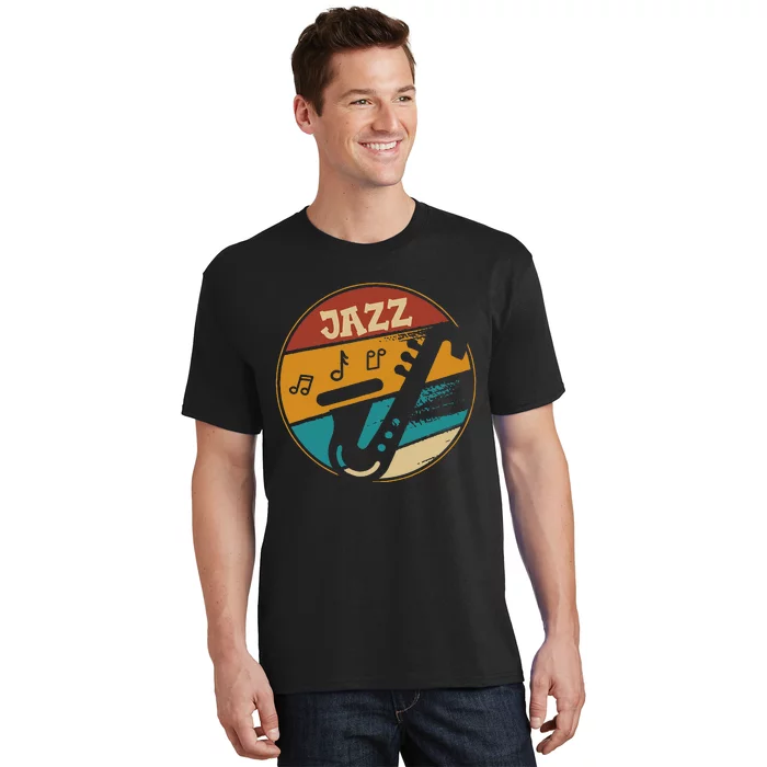 Music Vintage Jazz Jazz Musician Outfit Jazz Lover Gift T-Shirt