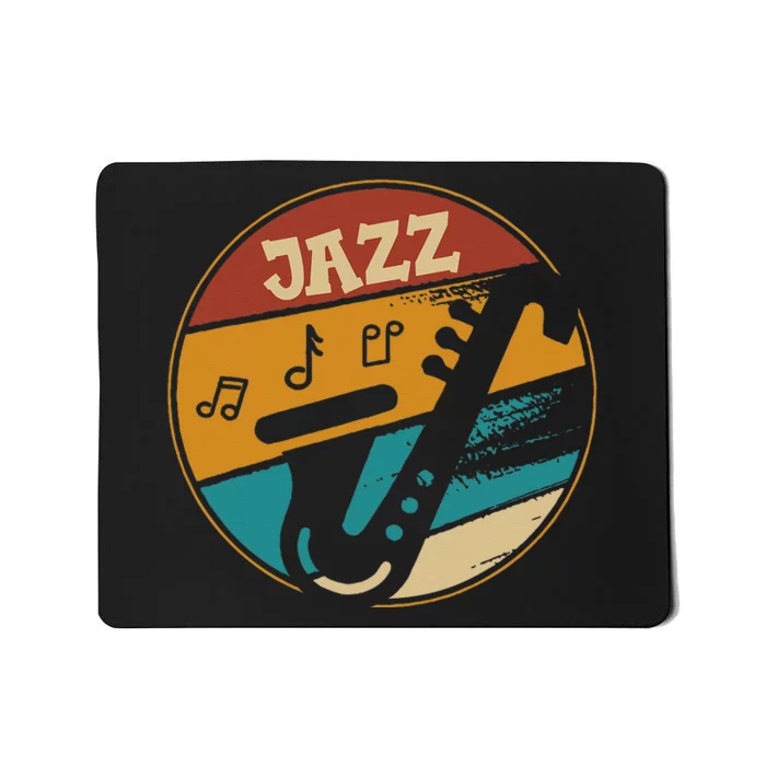 Music Vintage Jazz Jazz Musician Outfit Jazz Lover Gift Mousepad