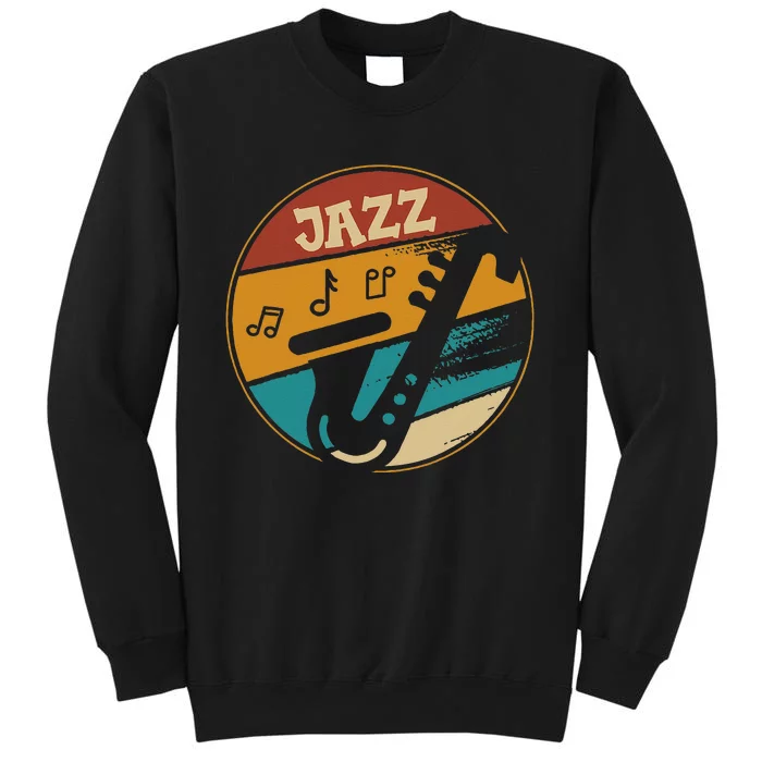 Music Vintage Jazz Jazz Musician Outfit Jazz Lover Gift Tall Sweatshirt