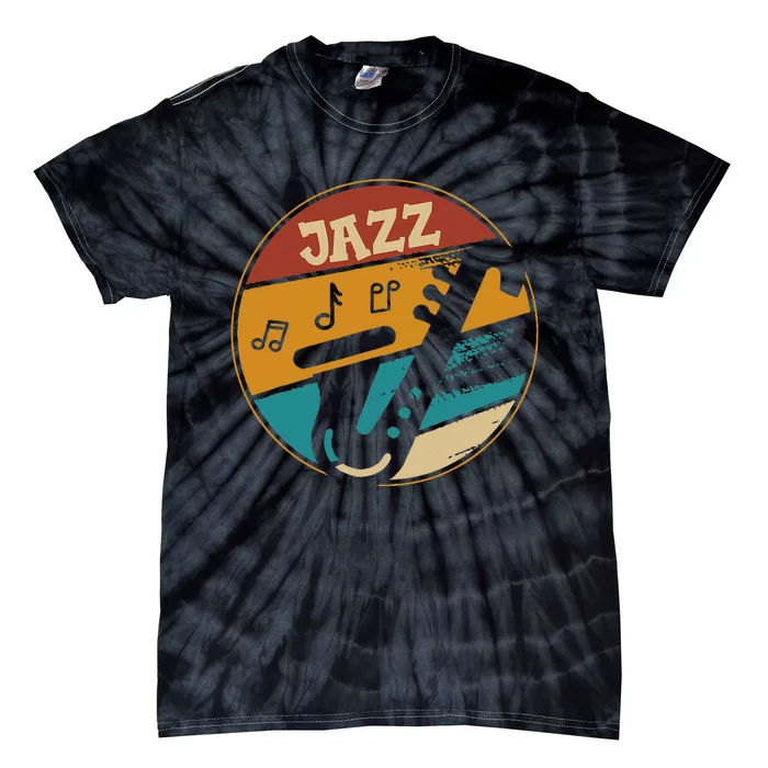 Music Vintage Jazz Jazz Musician Outfit Jazz Lover Gift Tie-Dye T-Shirt