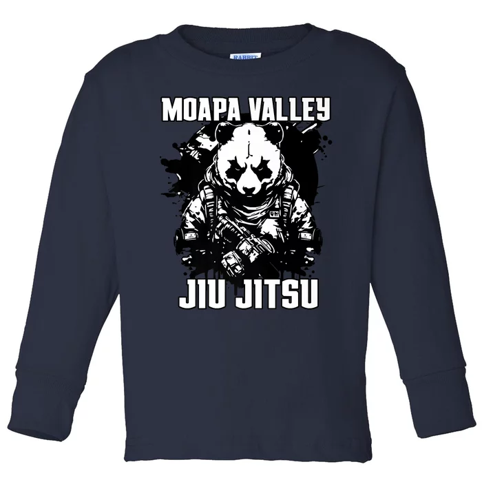 Moapa Valley Jiu Jitsu Panda Premium Toddler Long Sleeve Shirt