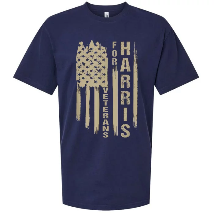 Military Vets Kamala Harris Veterans For Harris 2024 Gift Sueded Cloud Jersey T-Shirt