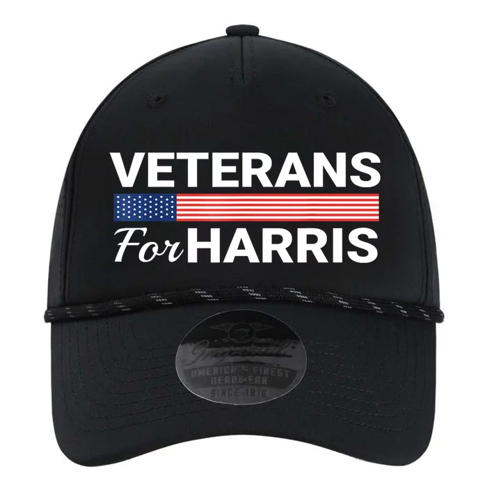 Military Vets Kamala Harris Us Flag Veterans For Harris 2024 Gift Performance The Dyno Cap