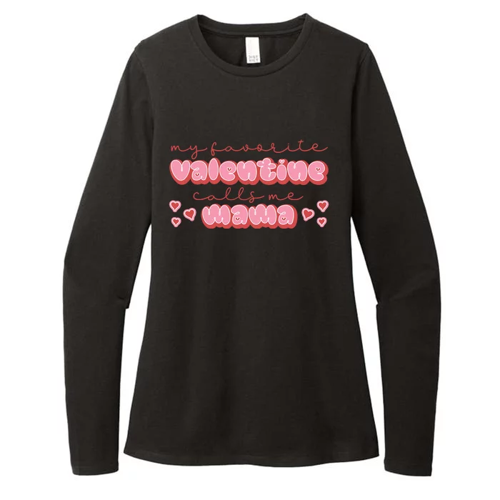 Mama Valentine's My Favorite Valentine Womens CVC Long Sleeve Shirt