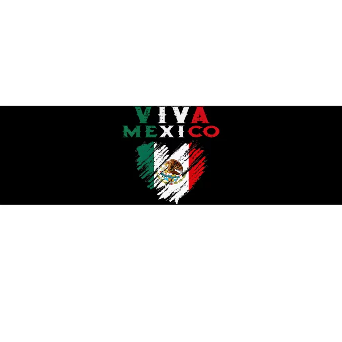 Mexican Viva Mexico Independence Day Flag Kids Bumper Sticker