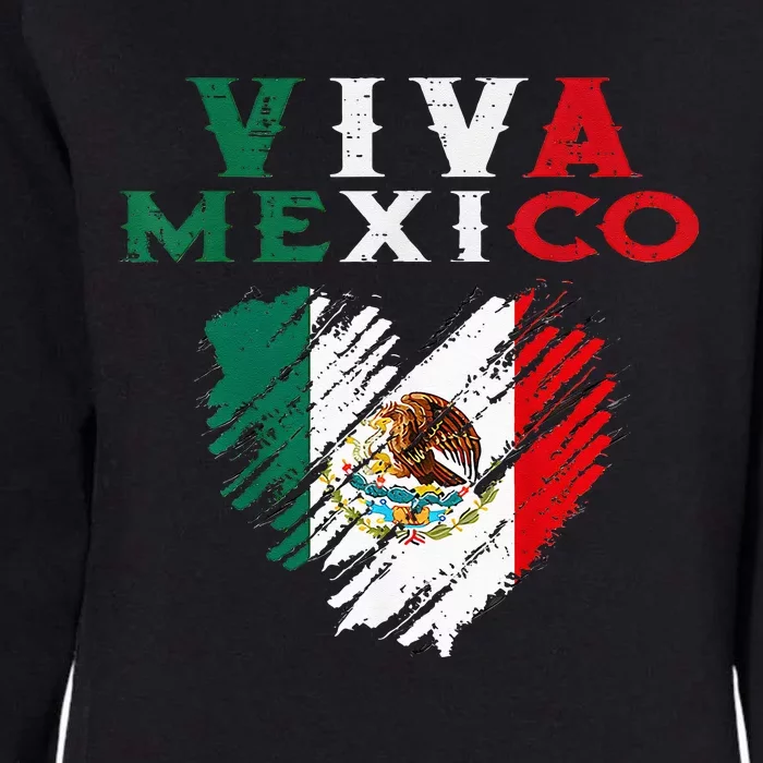 Mexican Viva Mexico Independence Day Flag Kids Womens California Wash Sweatshirt