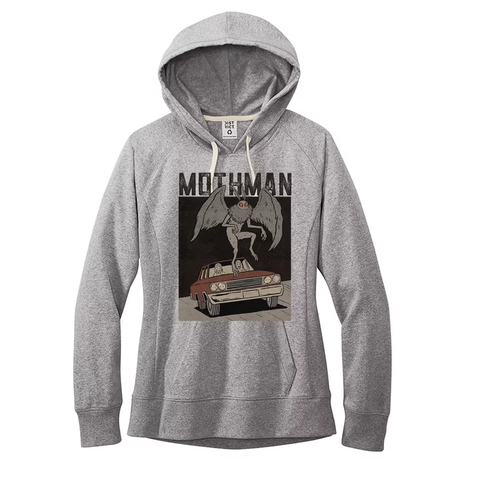 Mothman Vintage Women's Fleece Hoodie