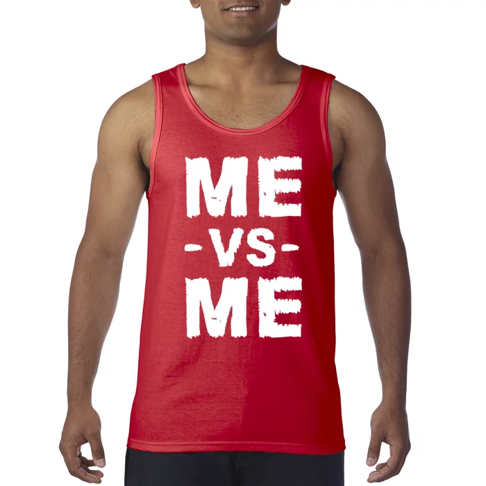 Me Vs Me Hustle Entrepreneur Self Discipline Motivation Tank Top