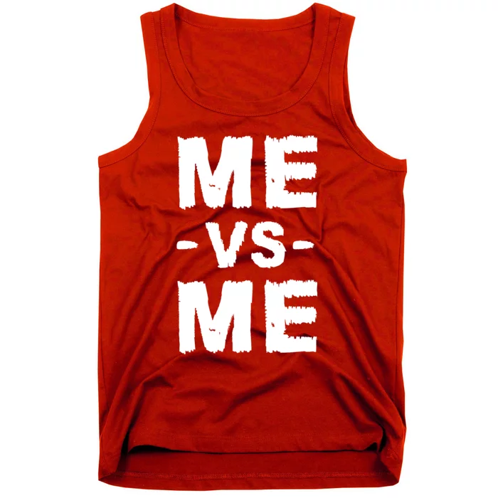 Me Vs Me Hustle Entrepreneur Self Discipline Motivation Tank Top