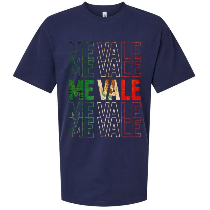 Me Vale Mexican Flag SPANISH SLANG Sueded Cloud Jersey T-Shirt