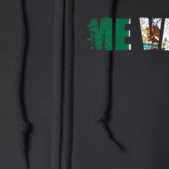 Me Vale Mexican Flag Latino Spanish Full Zip Hoodie