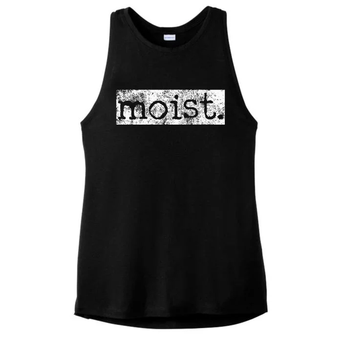 Moist Vintage Ladies Tri-Blend Wicking Tank