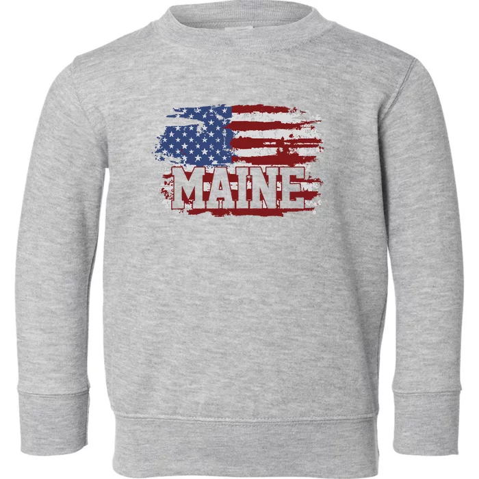 Maine Vintage Toddler Sweatshirt