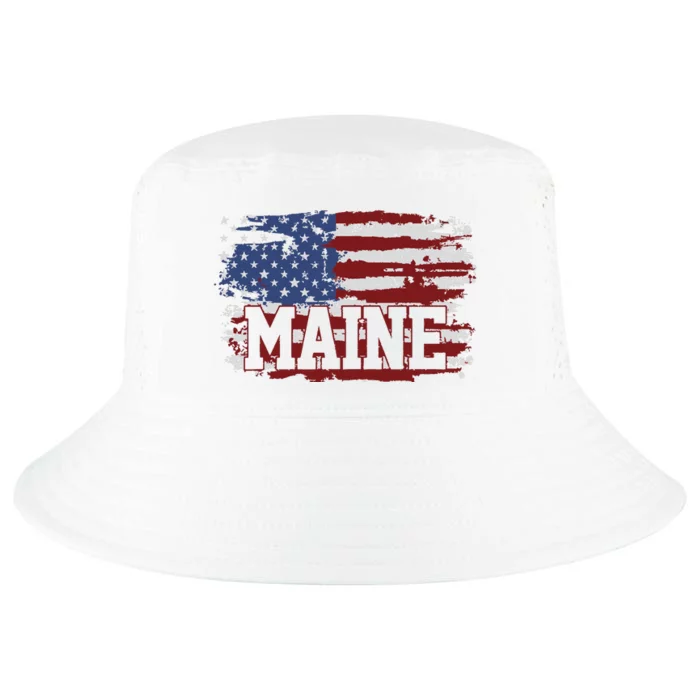 Maine Vintage Cool Comfort Performance Bucket Hat