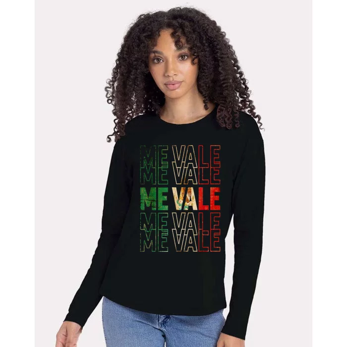 Me Vale Mexican Flag SPANISH SLANG Womens Cotton Relaxed Long Sleeve T-Shirt