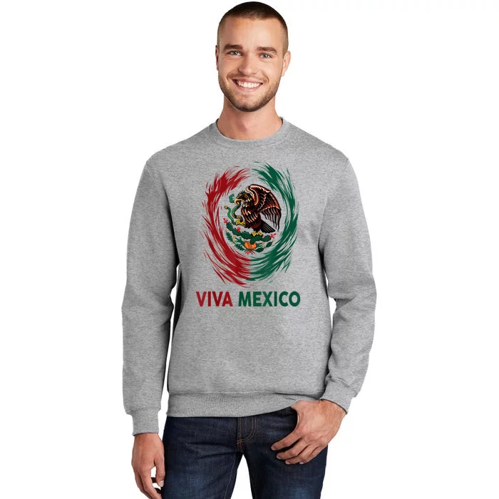 Mexican Viva Mexico Independence Day Flag Sweatshirt