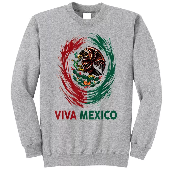 Mexican Viva Mexico Independence Day Flag Sweatshirt