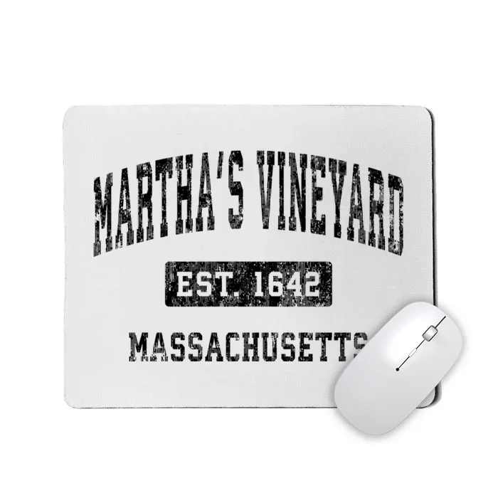 MarthaS Vineyard Massachusetts Vintage Established Sports Mousepad