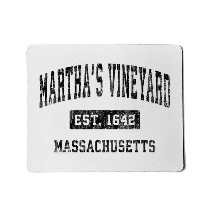 MarthaS Vineyard Massachusetts Vintage Established Sports Mousepad