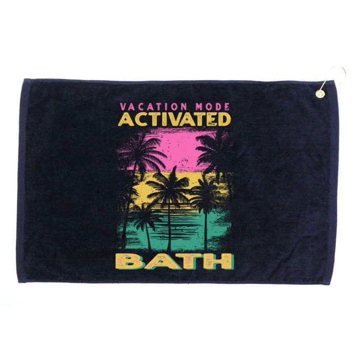 Maine Vacation Mode Activated Bath Cute Gift Grommeted Golf Towel