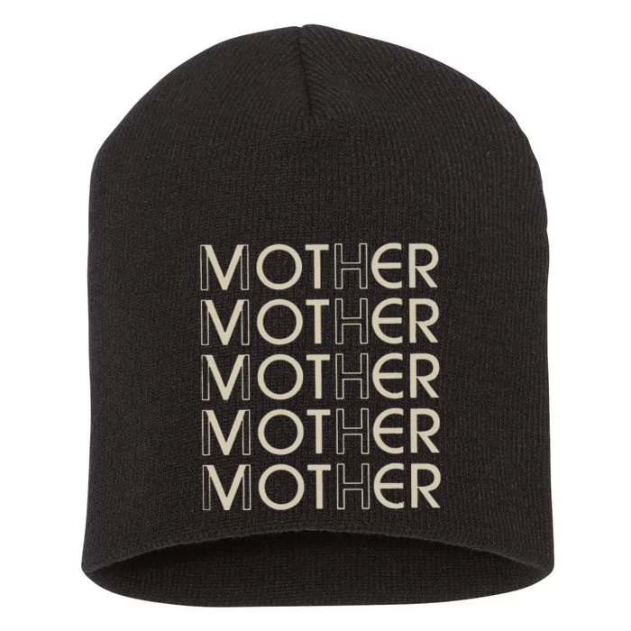 Mother Voter Short Acrylic Beanie