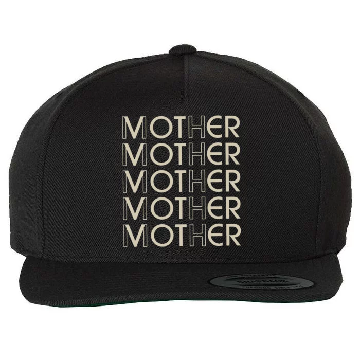 Mother Voter Wool Snapback Cap