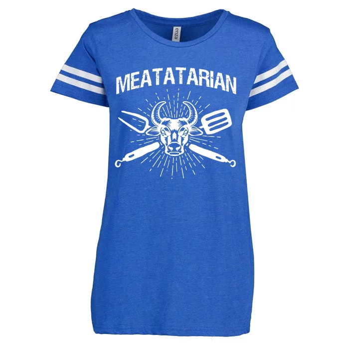 Meatatarian Vintage Enza Ladies Jersey Football T-Shirt