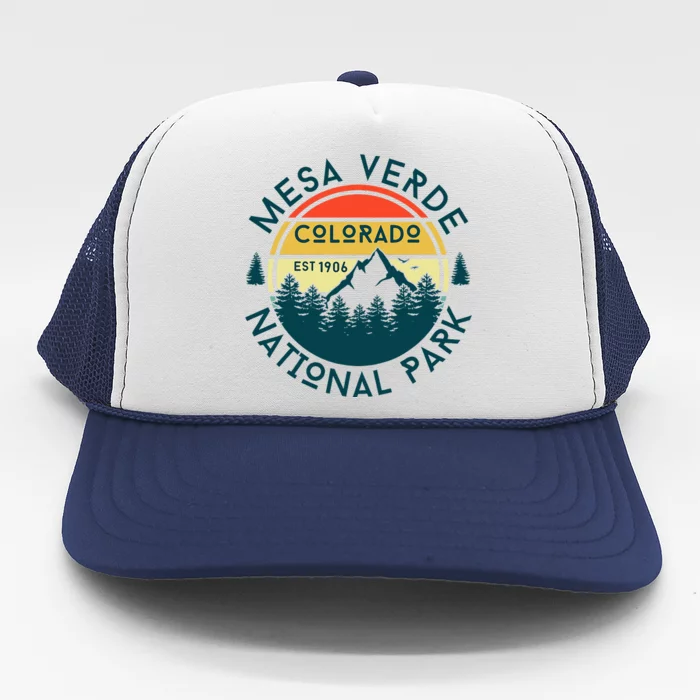 Mesa Verde National Park Colorado Nature Hiking Outdoors Trucker Hat