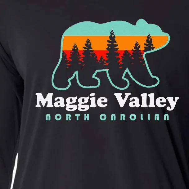 Maggie Valley North Carolina Mountain Town Vacation Cooling Performance Long Sleeve Crew