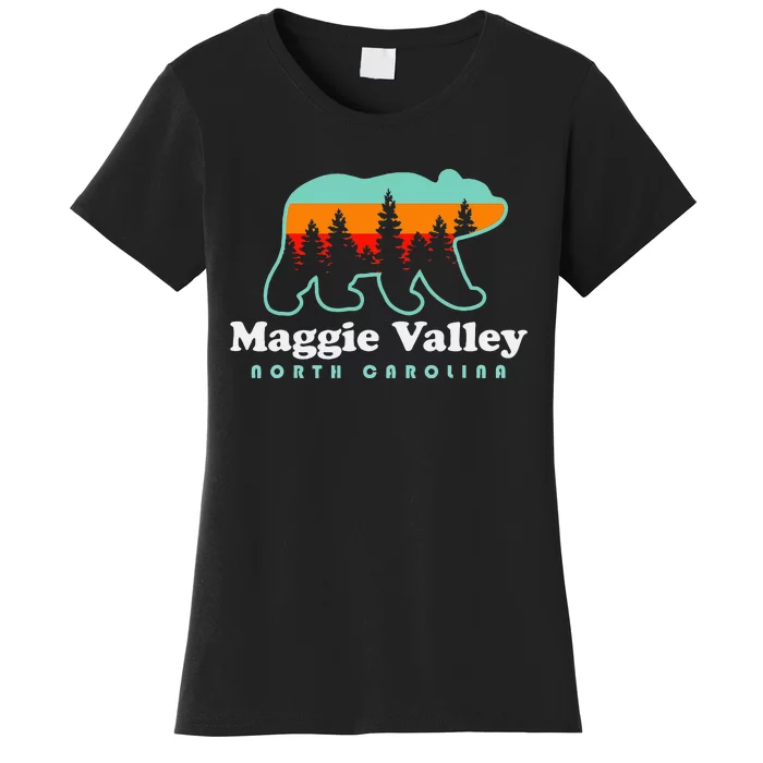 Maggie Valley North Carolina Mountain Town Vacation Women's T-Shirt