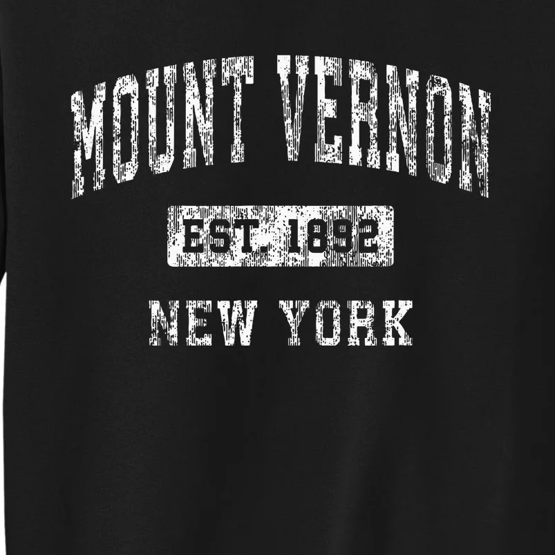 Mount Vernon New York Ny Vintage Established Sports Sweatshirt