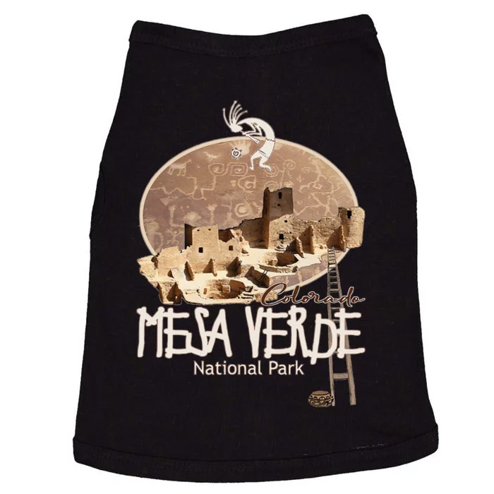 Mesa Verde National Park Colorado Souvenir Anasazi Ruins Doggie Tank