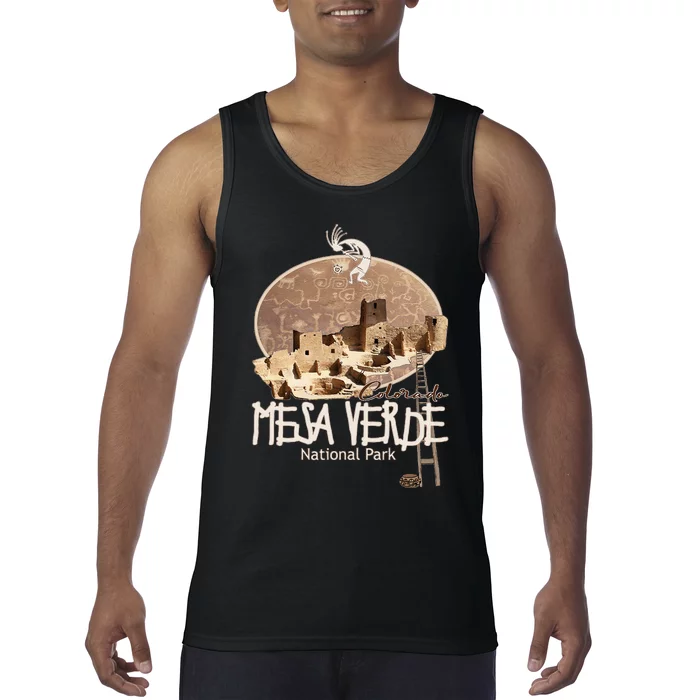 Mesa Verde National Park Colorado Souvenir Anasazi Ruins Tank Top