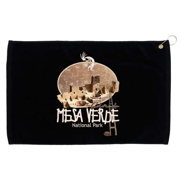 Mesa Verde National Park Colorado Souvenir Anasazi Ruins Grommeted Golf Towel