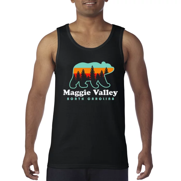 Maggie Valley North Carolina Mountain Town Vacation Tank Top