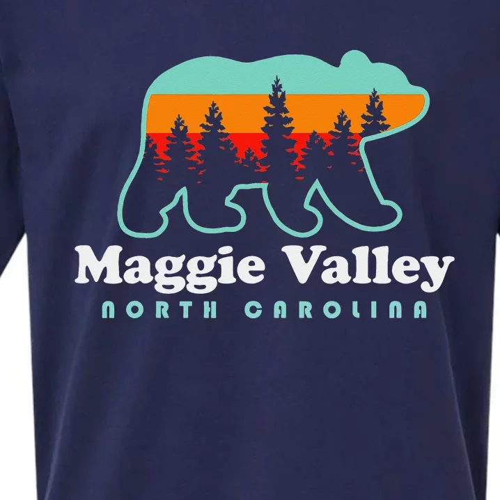 Maggie Valley North Carolina Mountain Town Vacation Sueded Cloud Jersey T-Shirt