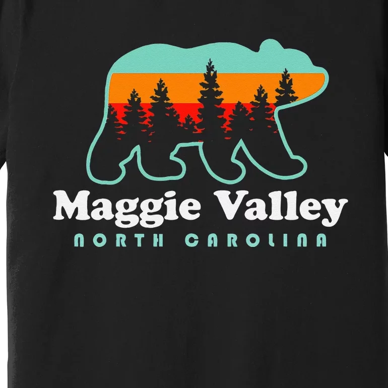 Maggie Valley North Carolina Mountain Town Vacation Premium T-Shirt