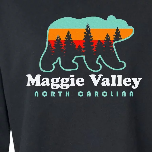 Maggie Valley North Carolina Mountain Town Vacation Cropped Pullover Crew