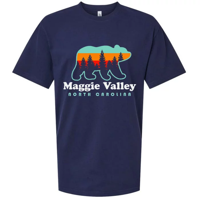 Maggie Valley North Carolina Mountain Town Vacation Sueded Cloud Jersey T-Shirt