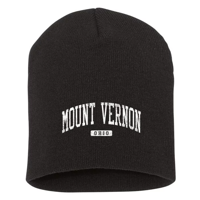 Mount Vernon Ohio Oh Short Acrylic Beanie