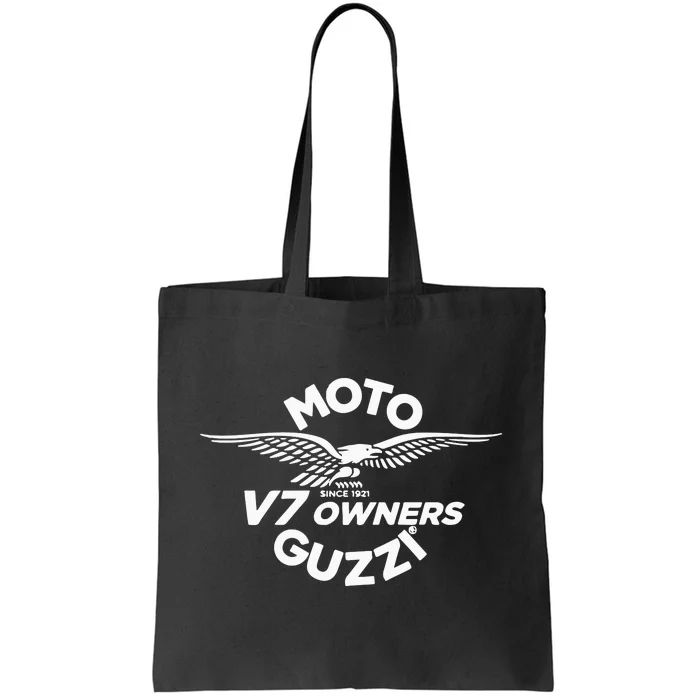 Moto V7 Owners Guzzi Tote Bag