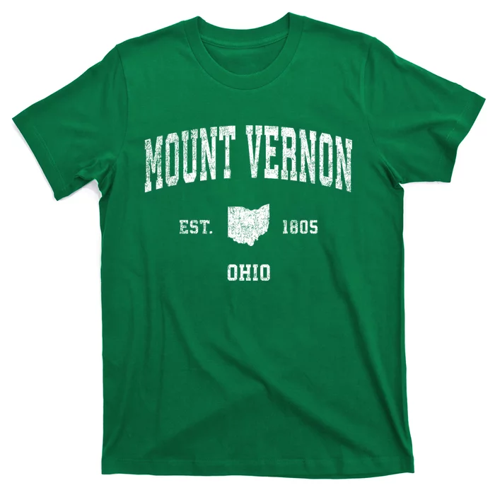 Mt. Vernon Ohio Oh Vintage Sports T-Shirt