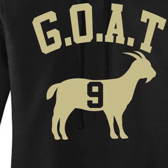 MVP Goat 9 Football Women's Pullover Hoodie