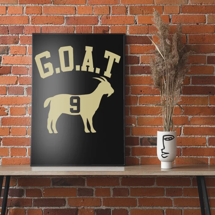 MVP Goat 9 Football Poster