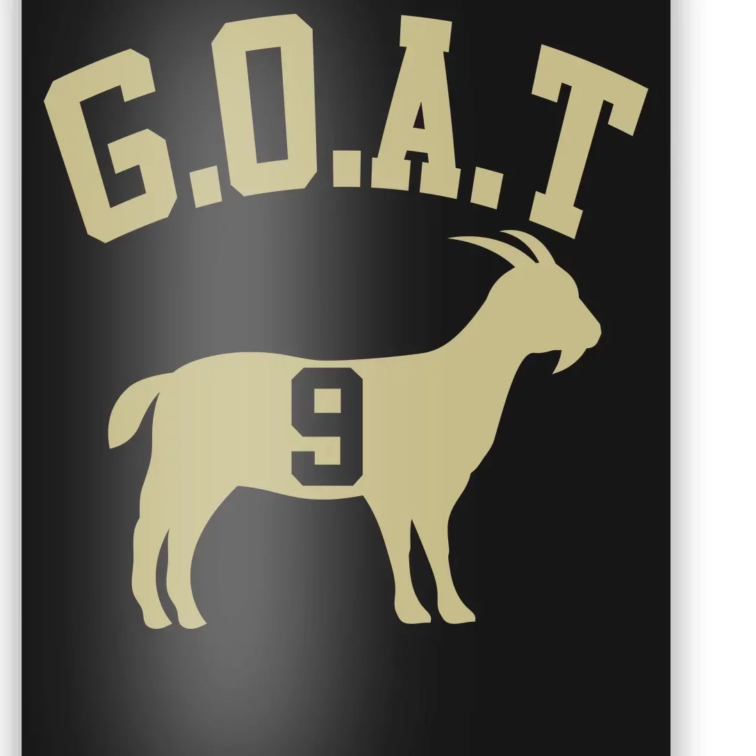 MVP Goat 9 Football Poster