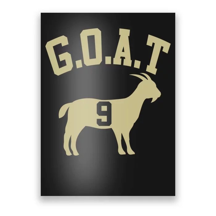 MVP Goat 9 Football Poster