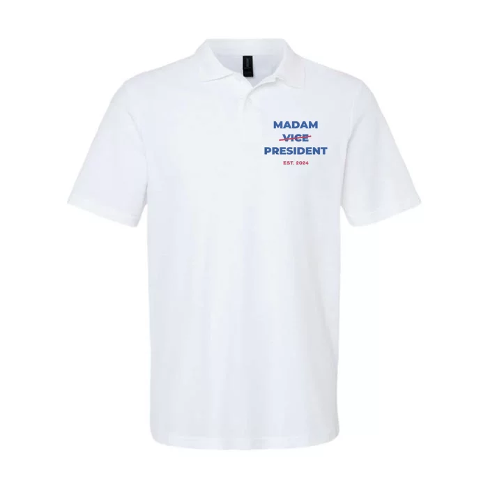 Madam Vice President 2024 Madam President Madam President 2024 Softstyle Adult Sport Polo