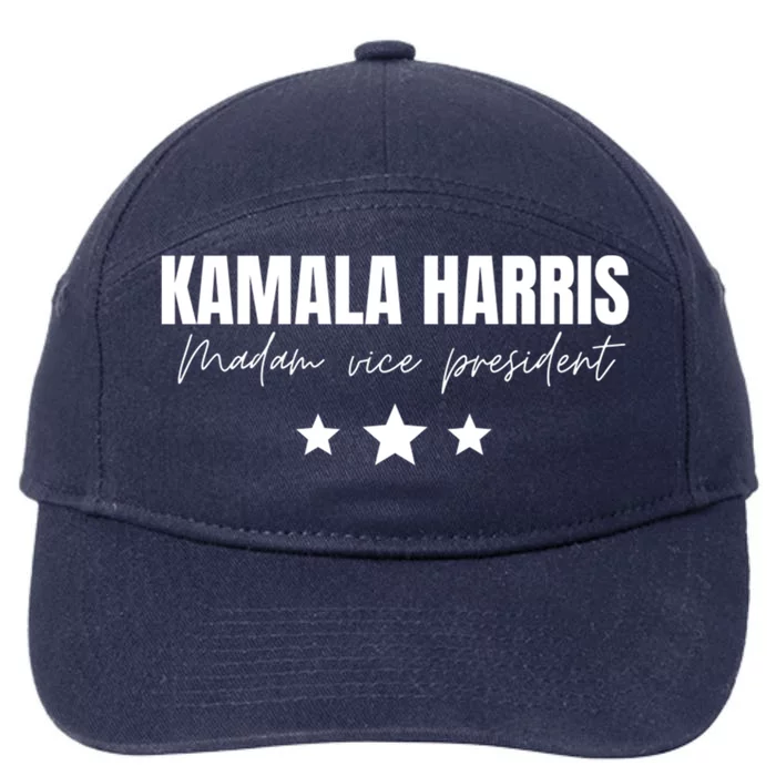 Madam Vice President Gift 7-Panel Snapback Hat