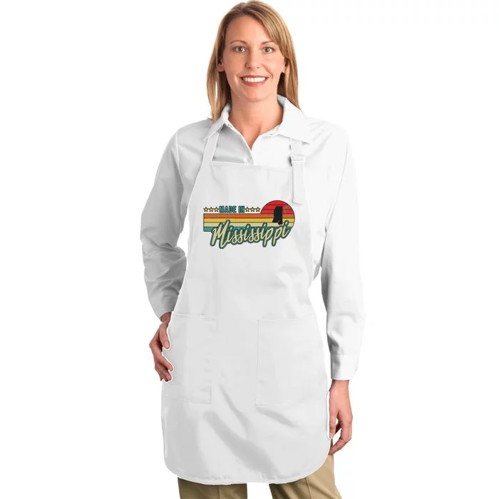 Mississippi Vintage Proud Women Gift Full-Length Apron With Pocket